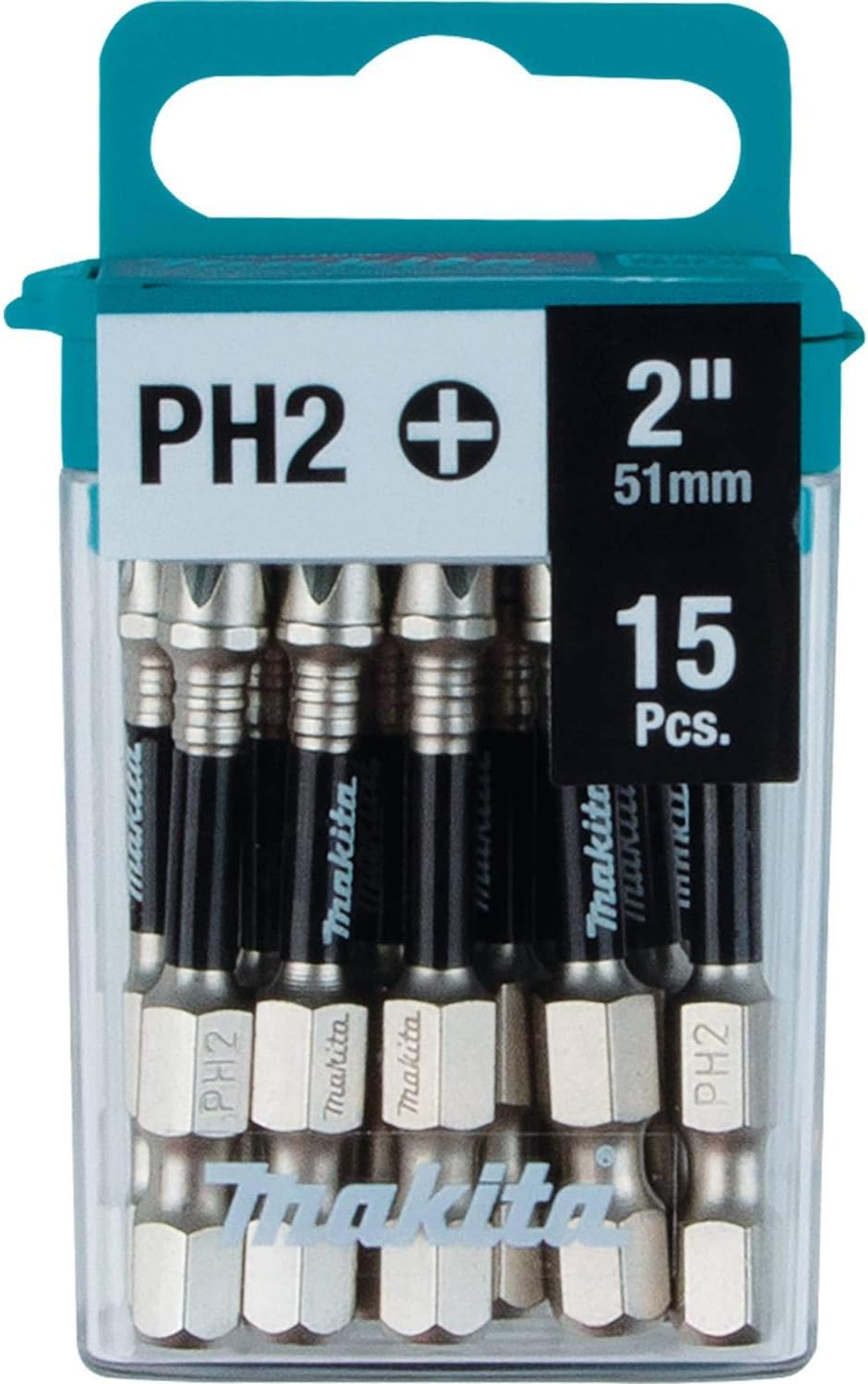 Makita E-01046 Impact XPS™ #2 Phillips 2" Power Bit, 15/pk