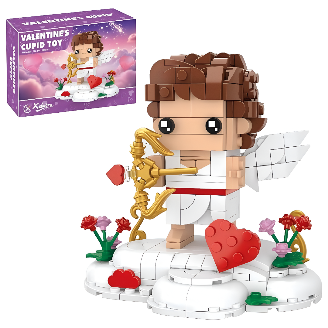 Valentines Cupid Building Blocks Kit